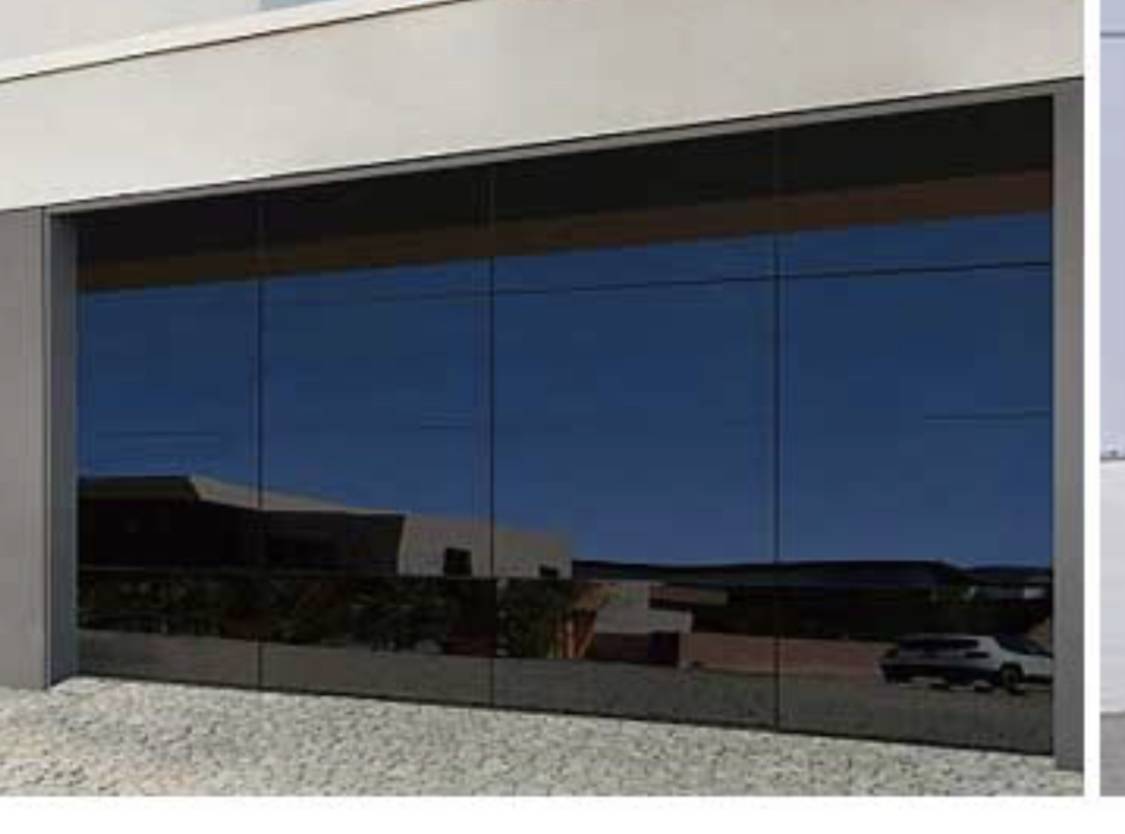Glass garage doors